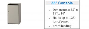 35 Console - Secure Locking Containers